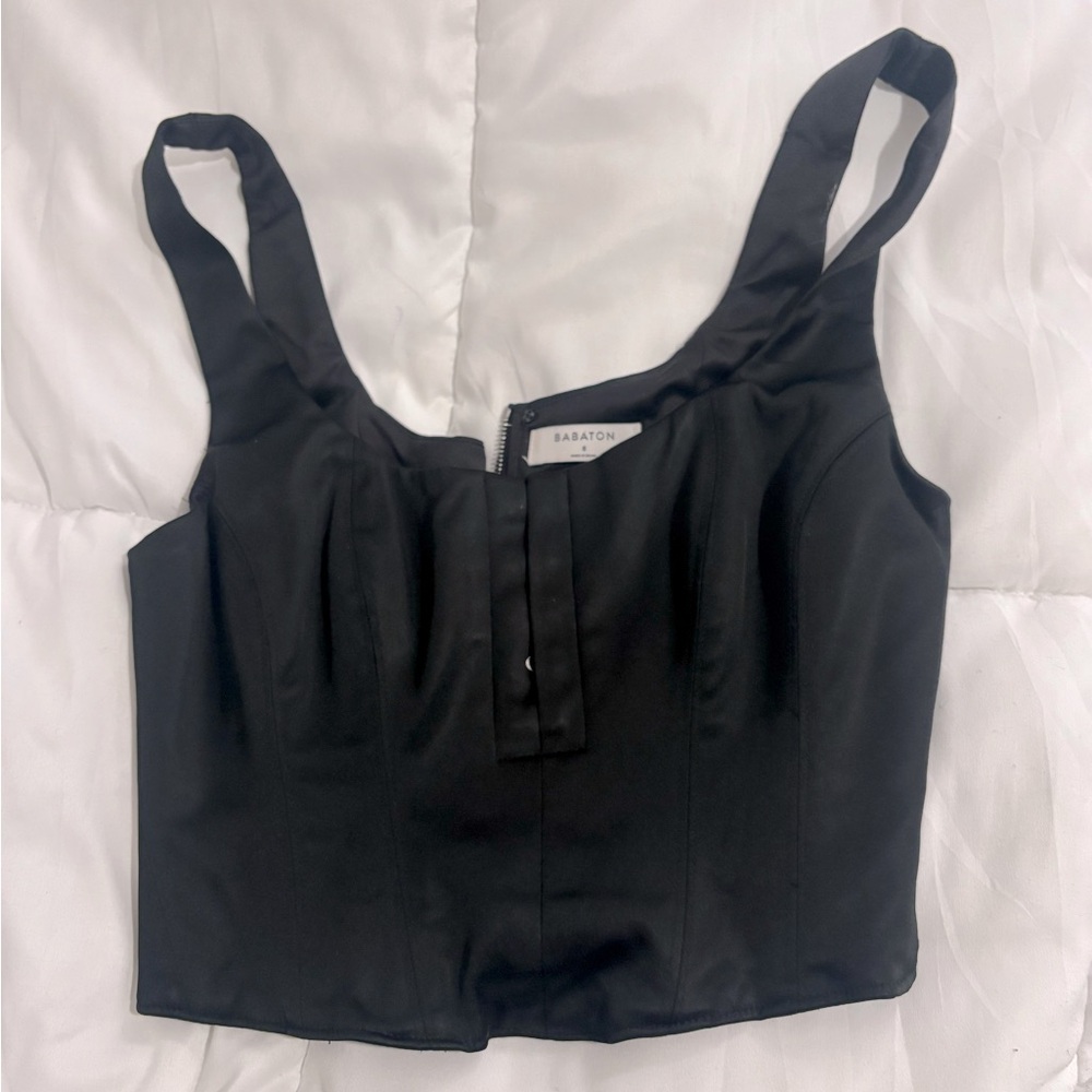 Corset Black Women's Top SMALL